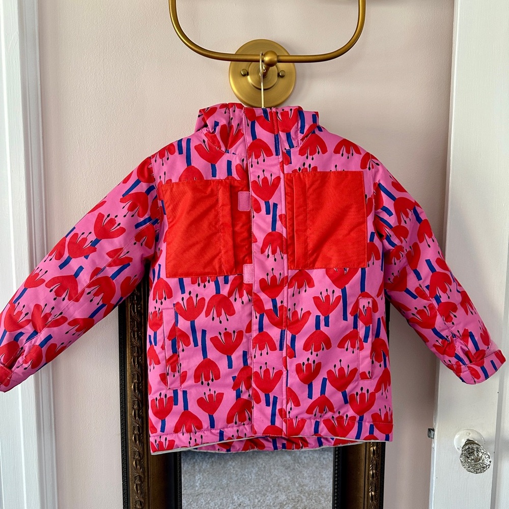 Girls size small ski / snowboard jacket - Hanna Anderson